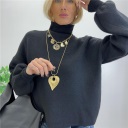 maglioncino a collo alto  caramella